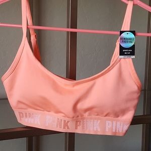 Pink Victoria's Secret Sports bra